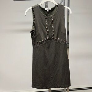 Green and gold studded dress size small